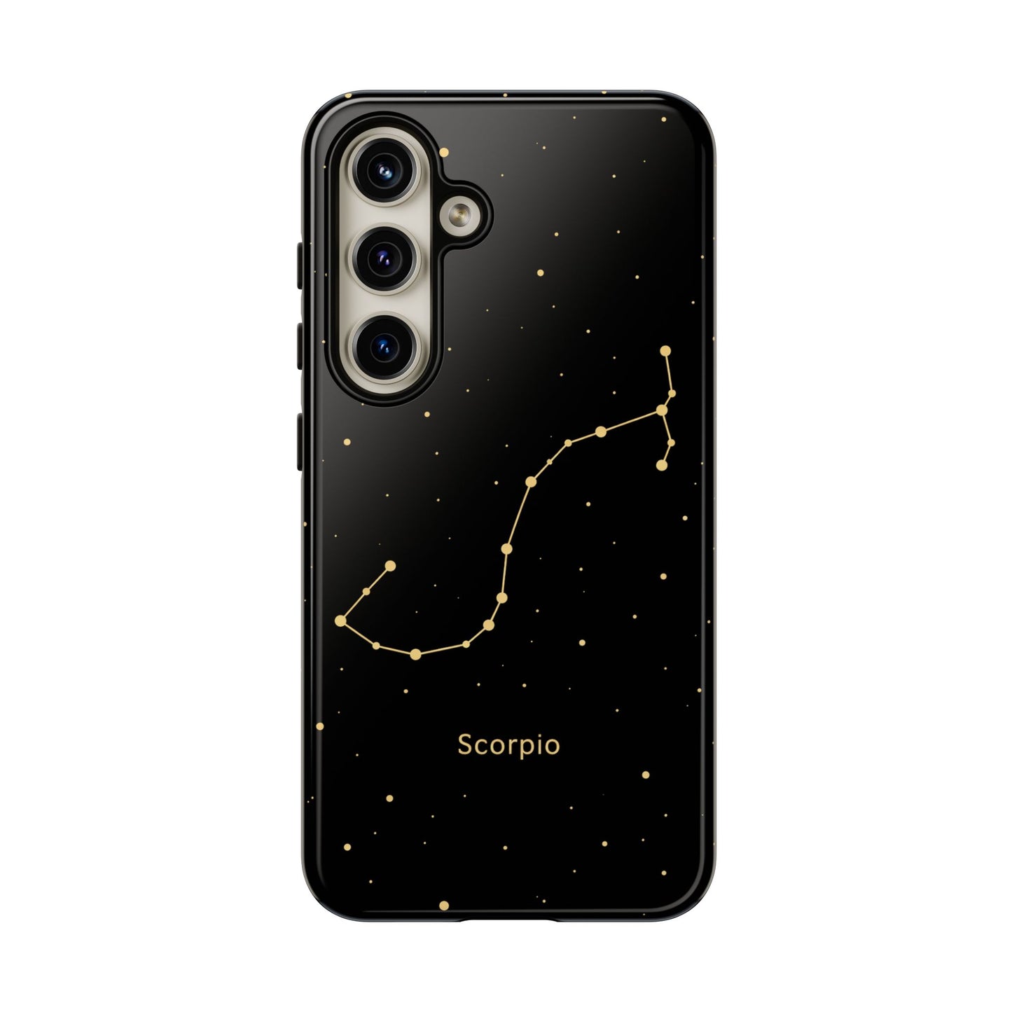Scorpio Zodiac Constellation Phone Case – Luxe Gold Celestial Cover