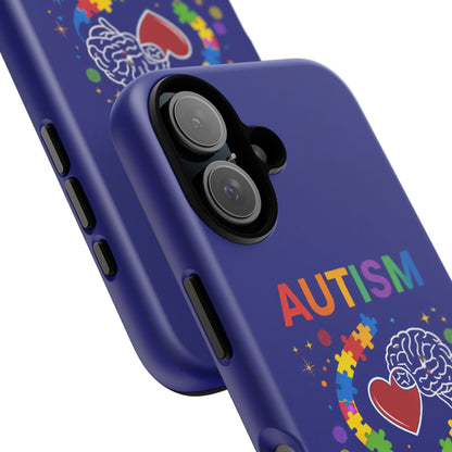 Autism Awareness Tough Case – "Love Connects All Pieces" Phone Case for Iphone, Samsung Galaxy and Pixel