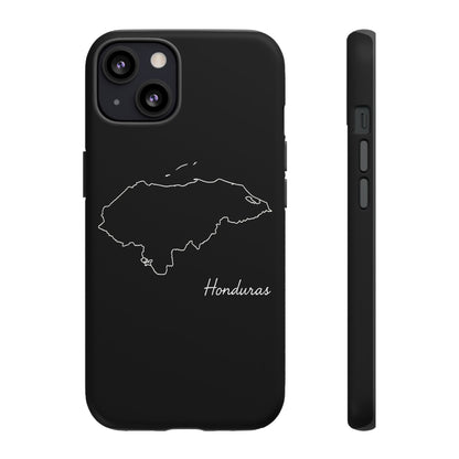 Honduras Outline Phone Case – Minimal Country Map Tough Case (iPhone, Samsung, Pixel)