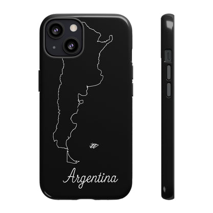 Argentina Outline Phone Case – Minimal Country Map Tough Case (iPhone, Samsung, Pixel)