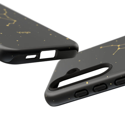Virgo Zodiac Constellation Phone Case – Luxe Gold Celestial Cover