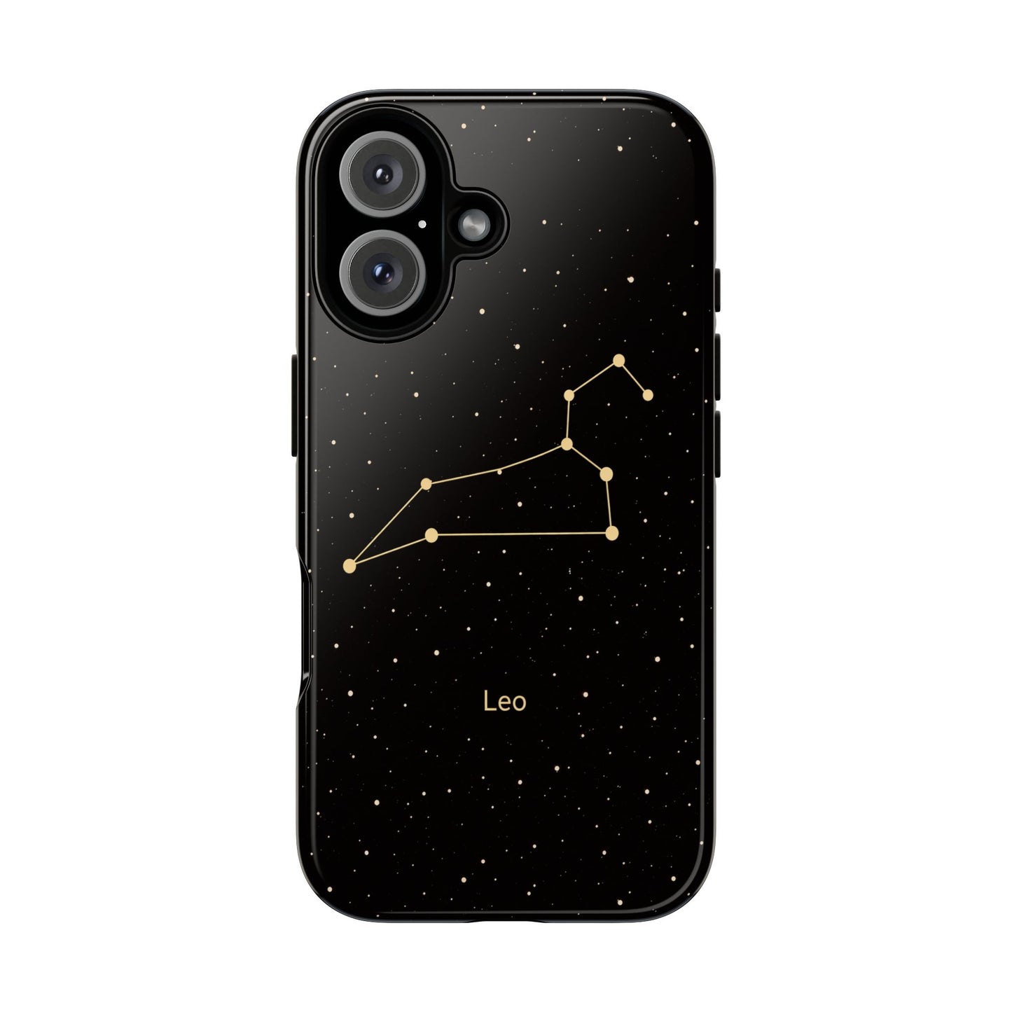 Leo Zodiac Constellation Phone Case – Luxe Gold Celestial Cover