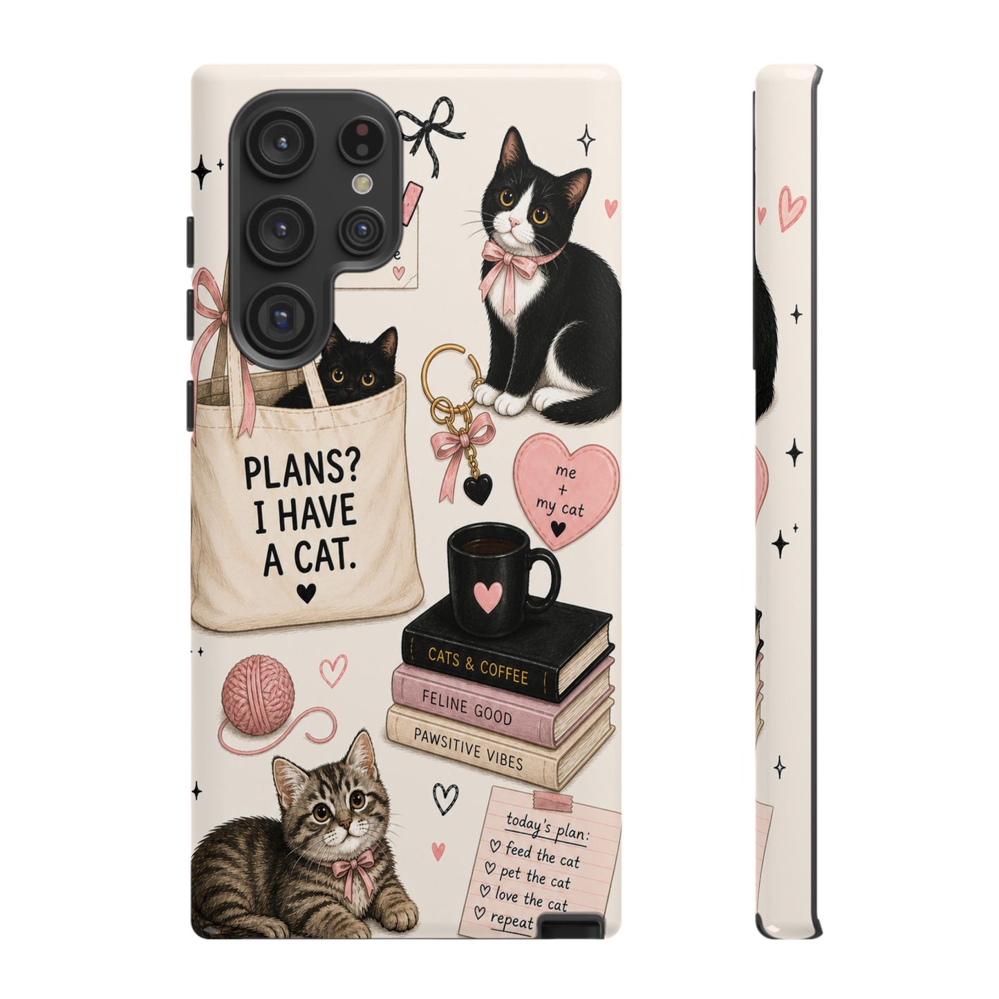 Cat Lover Phone Case | Plans? I Have A Cat Cute Aesthetic Cover
