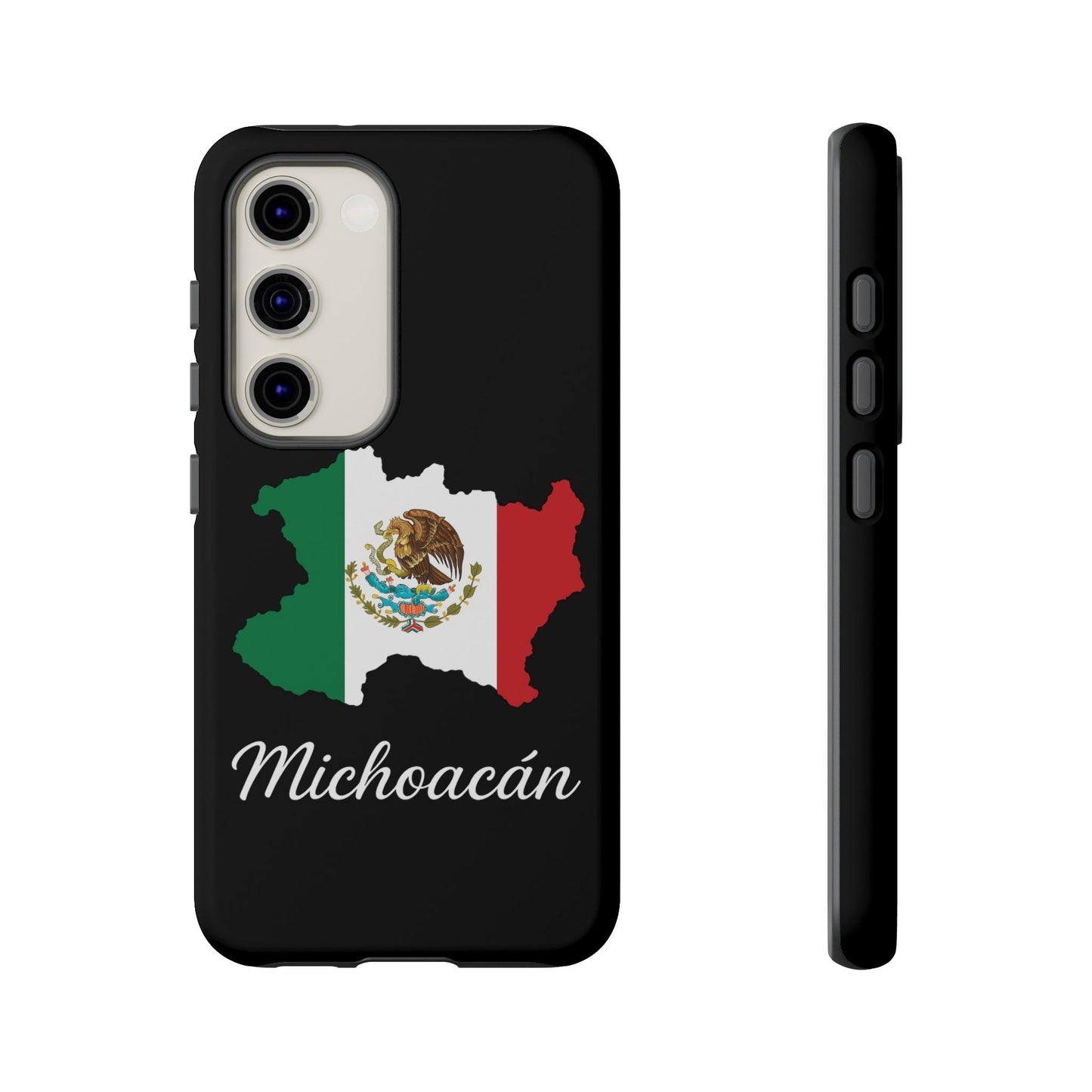 Michoacán Mexico Flag Map Phone Case | Mexican American Pride Tough Case for iPhone & Samsung