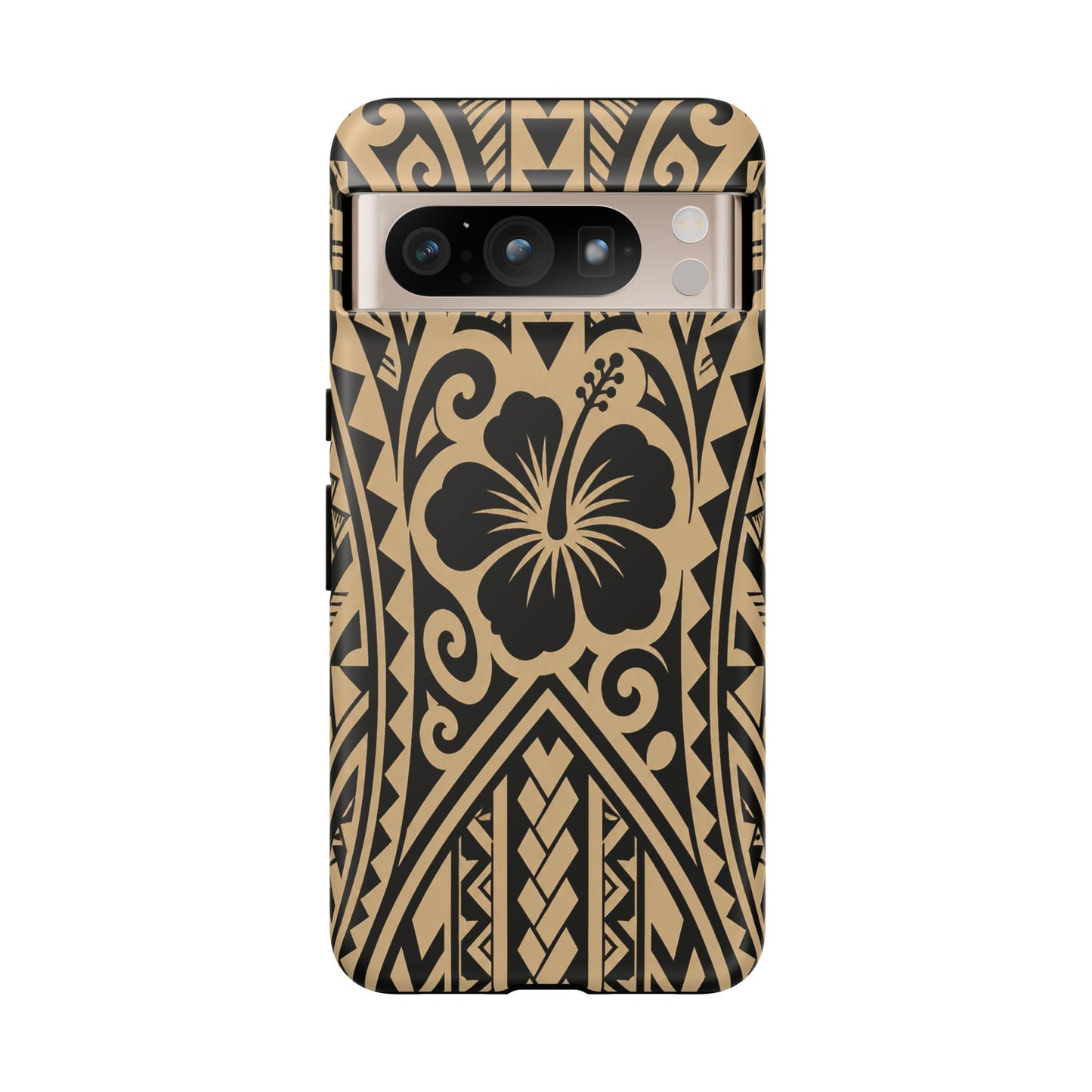 Polynesian Tribal Hawaiin Hibiscus Phone Case for iPhone Samsung Galaxy