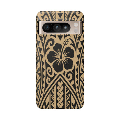 Polynesian Tribal Hawaiin Hibiscus Phone Case for iPhone Samsung Galaxy