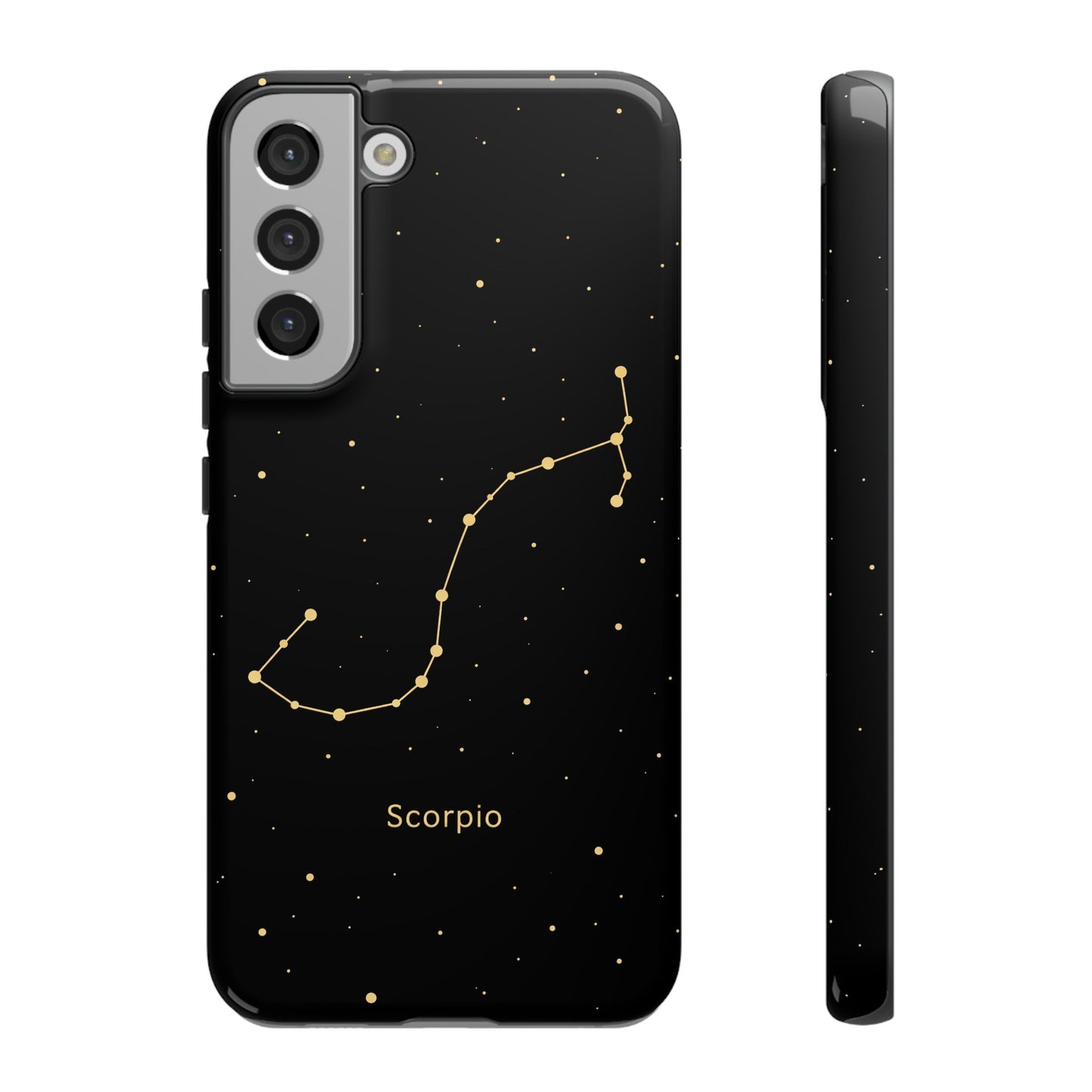 Scorpio Zodiac Constellation Phone Case – Luxe Gold Celestial Cover