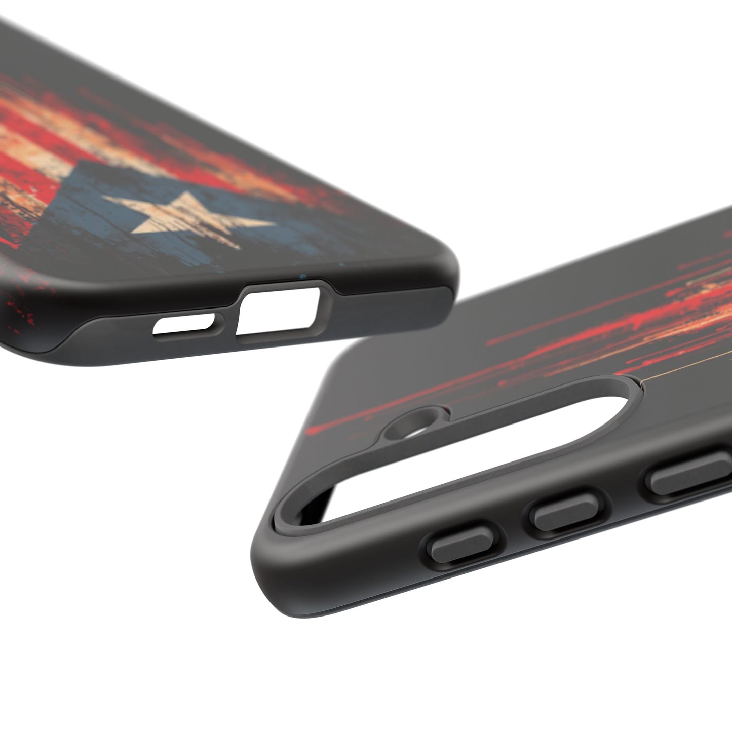 Puerto Rico Flag Phone Case | Distressed Puerto Rican Flag Tough Case | Boricua Pride Protective iPhone Samsung Cover