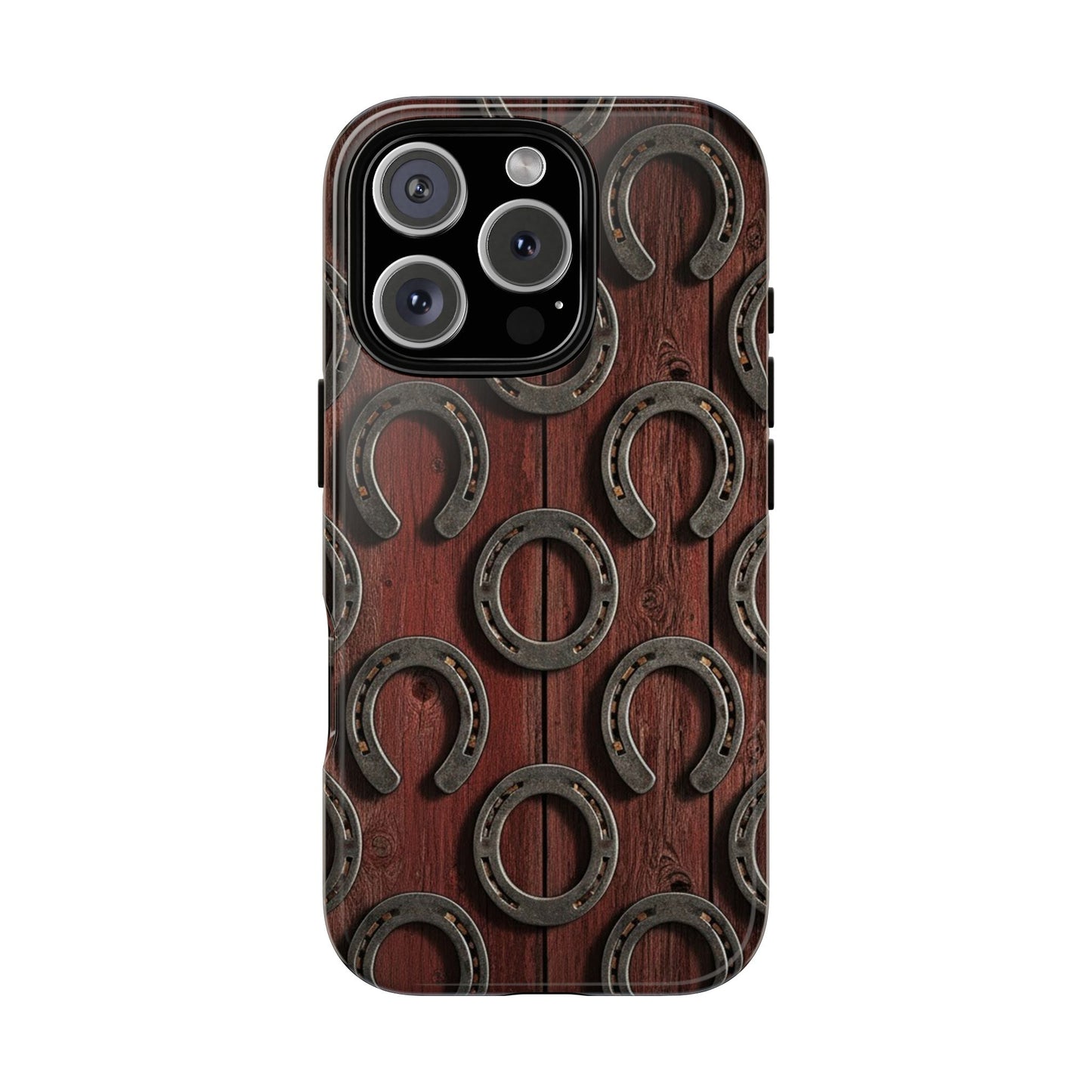 Rustic Horseshoe Western Phone Case – Cowboy Country Ranch Tough Case
