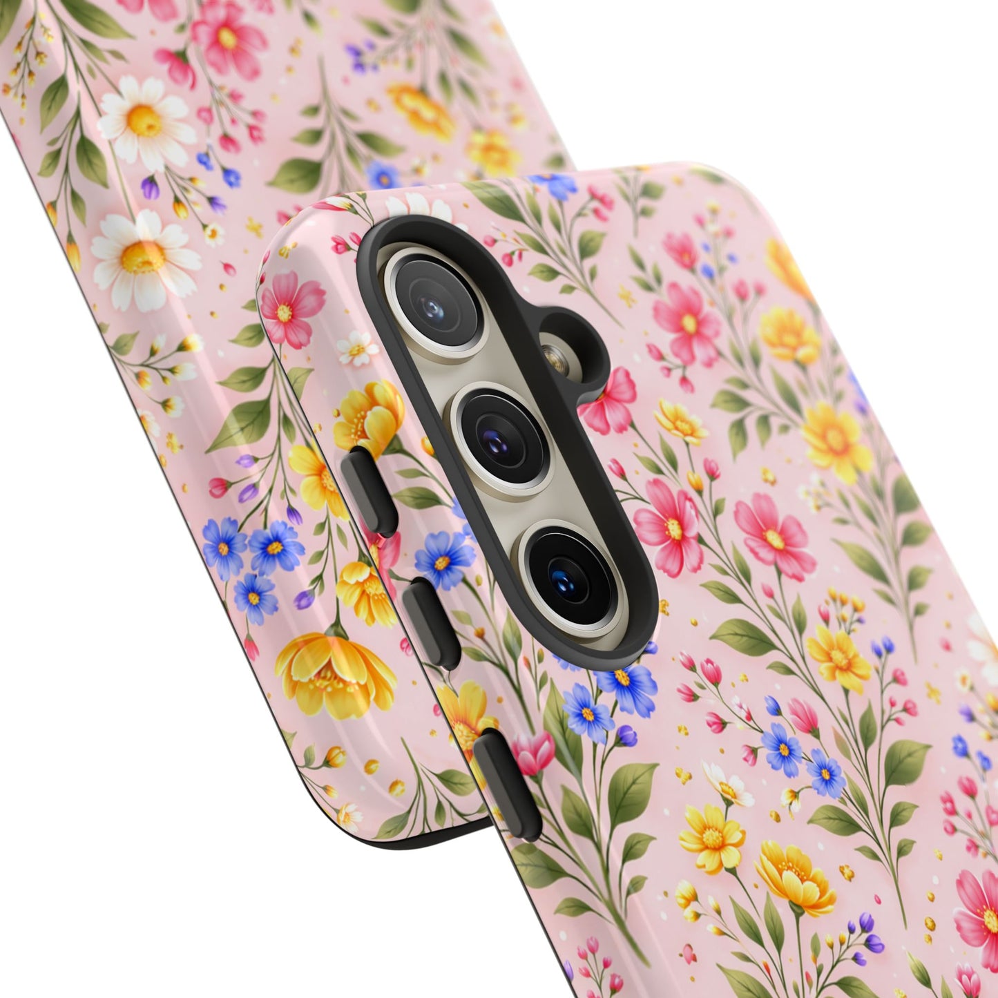 Wildflower Floral Phone Case Vintage Spring Meadow Tough Cover