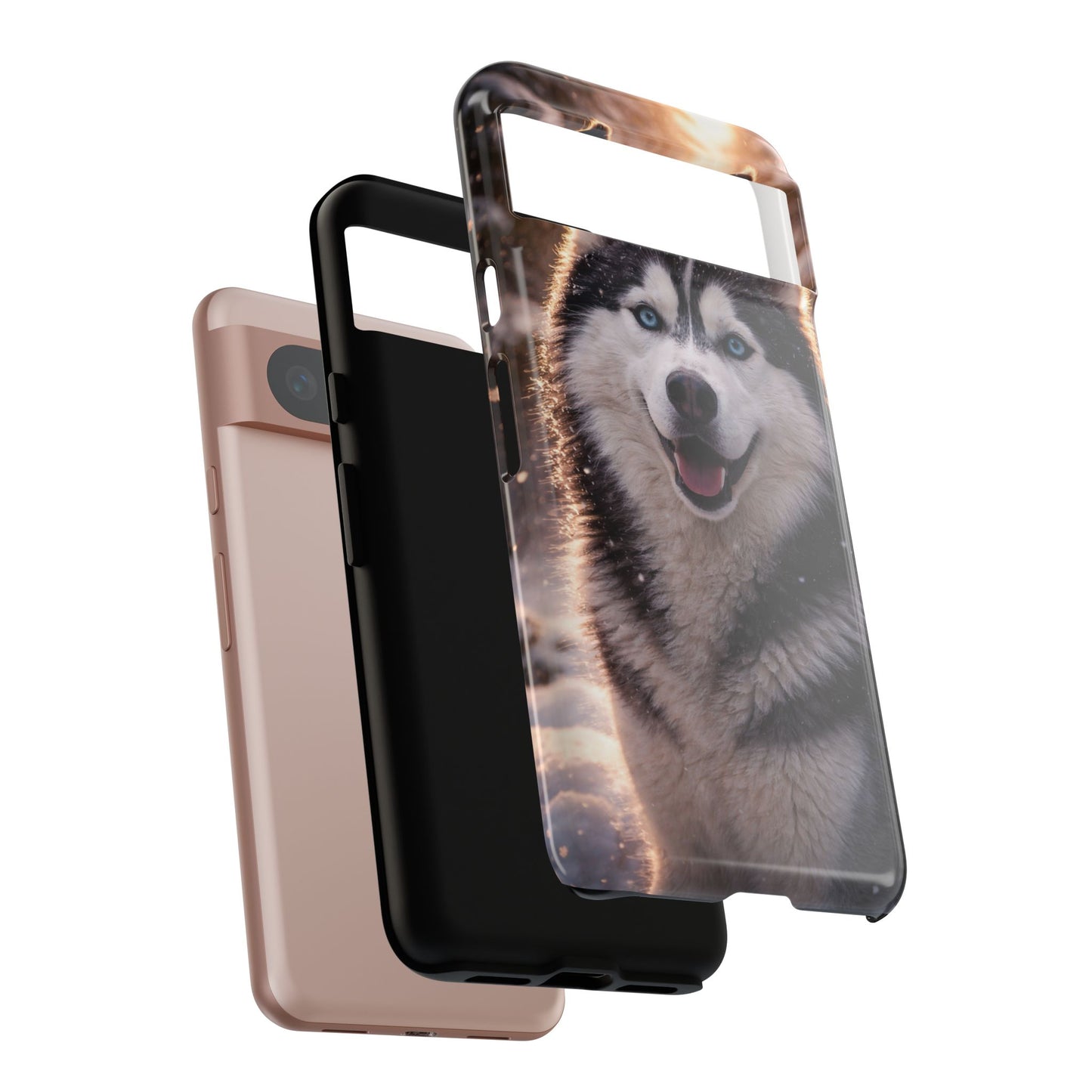 Siberian Husky Tough Phone Case | Blue Eyes Dog Cover Protective iPhone Case