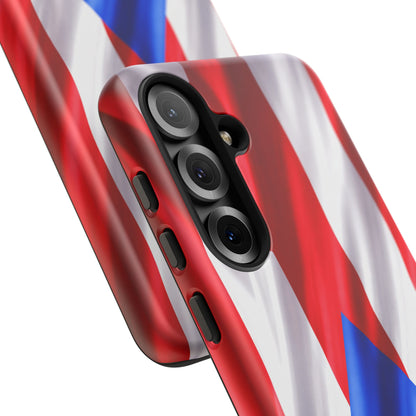Puerto Rico Flag Phone Case | Boricua Pride Tough Case | Puerto Rican Flag Protective Cover for iPhone & Samsung