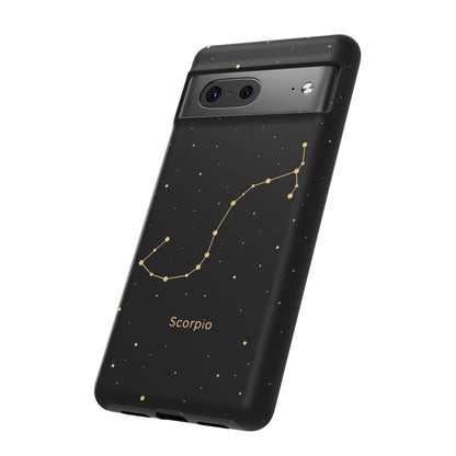 Scorpio Zodiac Constellation Phone Case – Luxe Gold Celestial Cover