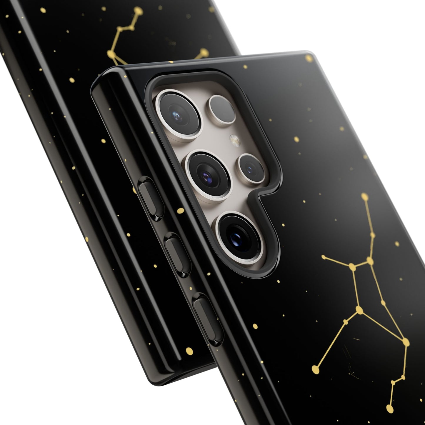 Virgo Zodiac Constellation Phone Case – Luxe Gold Celestial Cover