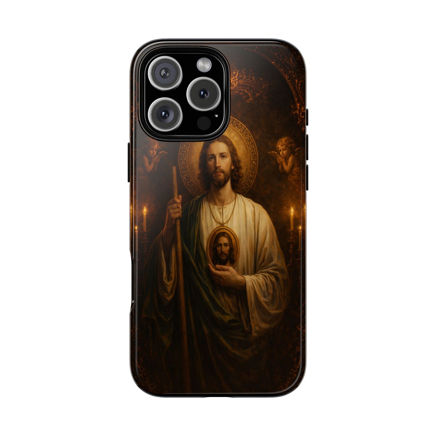 San Judas Phone Case Saint Jude Catholic Saint Religious Art Portrait Tough