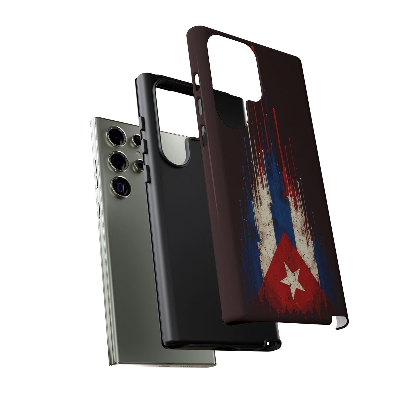Cuban Flag Phone Case | Cuba Flag Tough Case | Patriotic Cuban Pride iPhone Samsung Protective Cover