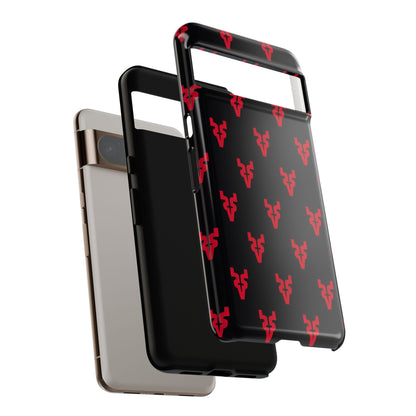 Mazatlán Bull Phone Case – Black Red Streetwear Tough Shockproof Cover