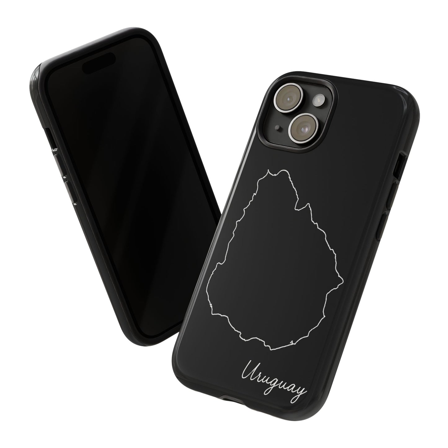 Uruguay Outline Phone Case – Minimal Country Map Tough Case (iPhone, Samsung, Pixel)