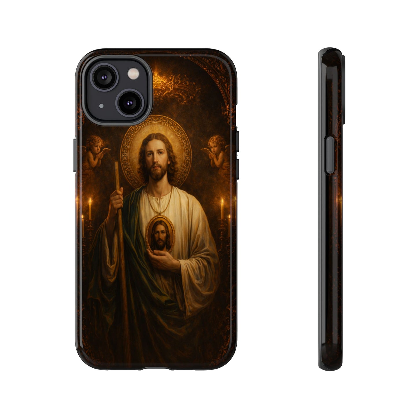 San Judas Phone Case Saint Jude Catholic Saint Religious Art Portrait Tough