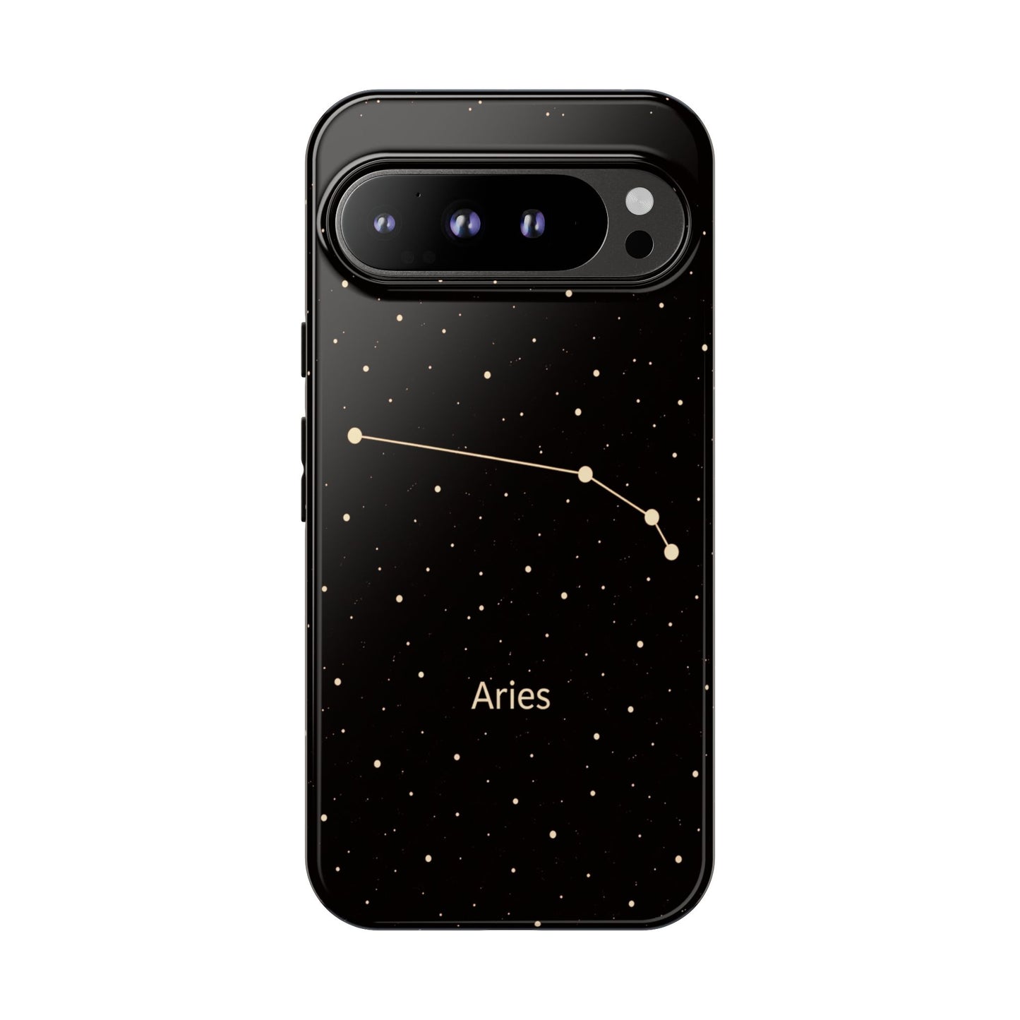 Aries Zodiac Constellation Phone Case – Luxe Gold Celestial Cover
