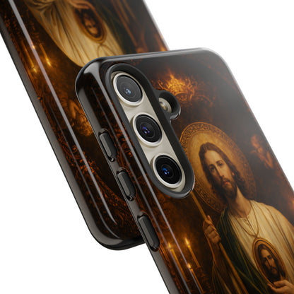 San Judas Phone Case Saint Jude Catholic Saint Religious Art Portrait Tough
