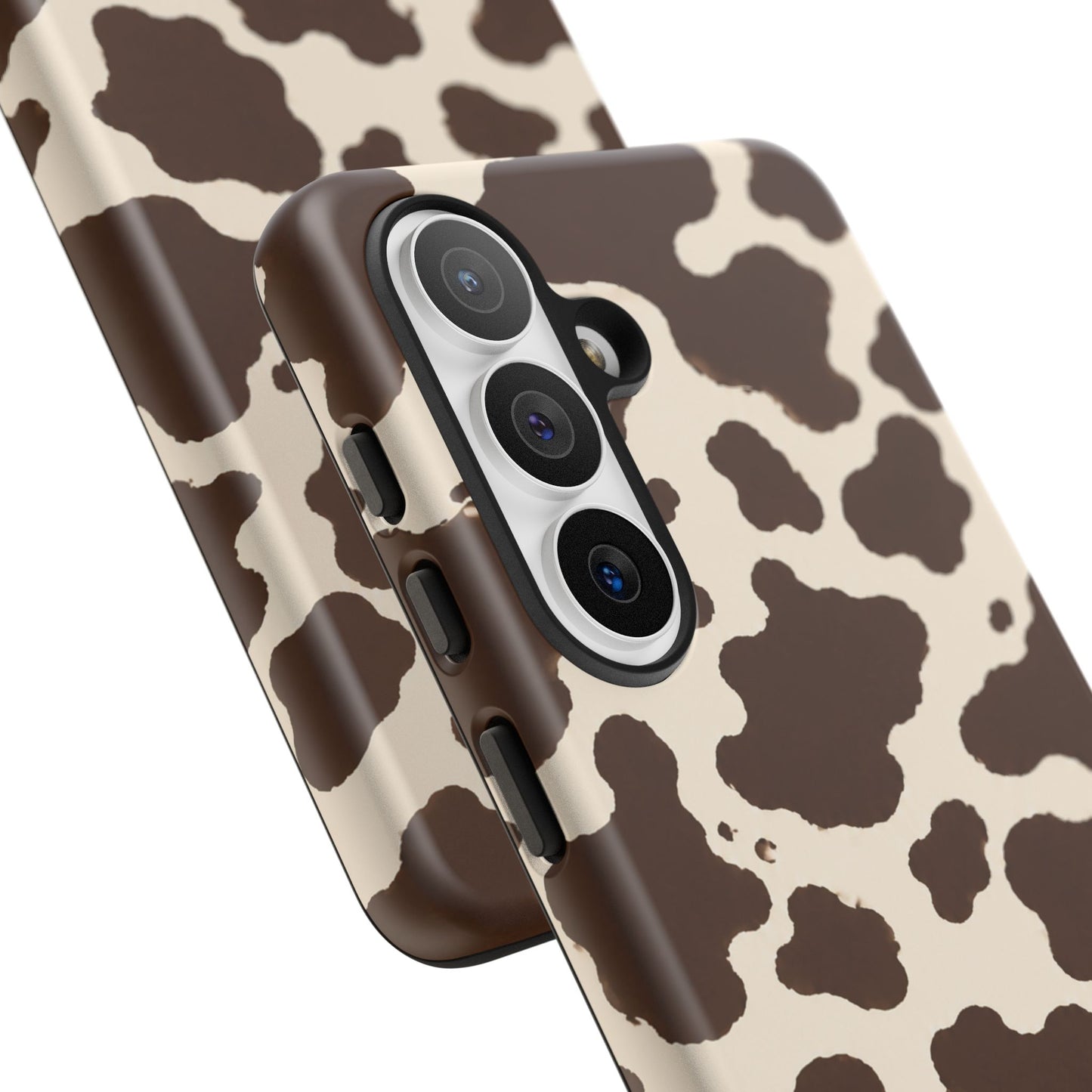 Western Cow Print Tough Phone Case for iPhone Samsung Galaxy Pixel