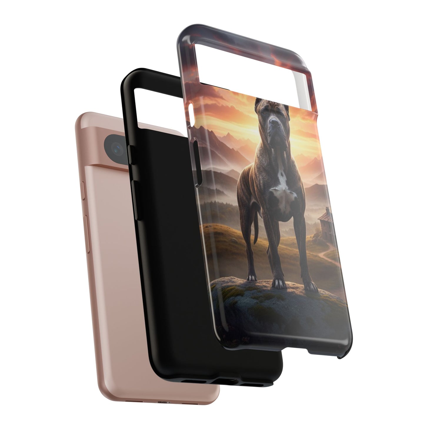 Cane Corso Phone Case – Guard Dog Sunset Tough Case (iPhone, Samsung, Pixel) | Dog Lover Gift