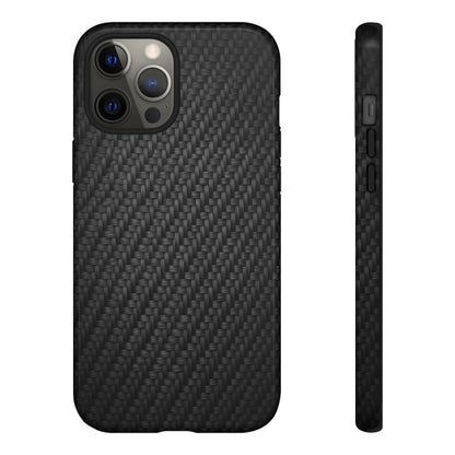 Carbon Fiber Inspired Phone Case – Rugged Slim Protective Tech Case for iPhone & Samsung