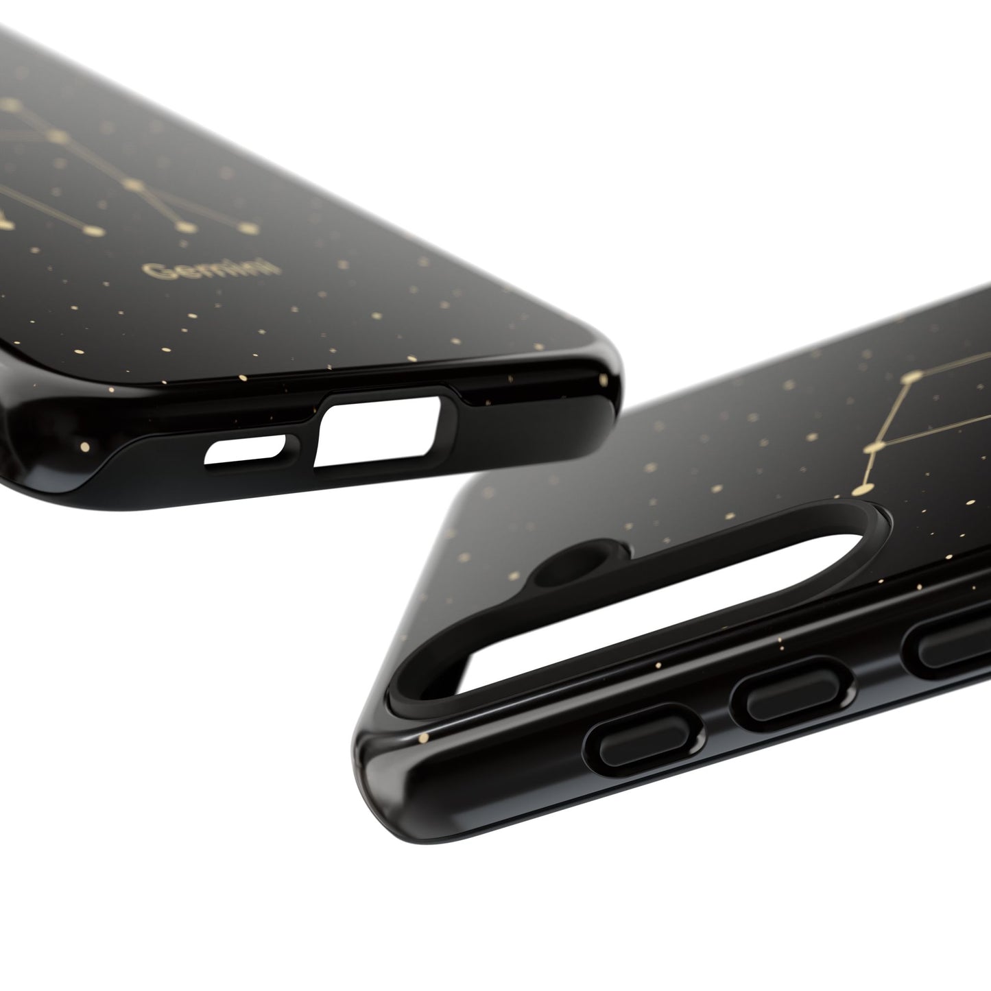 Gemini Zodiac Constellation Phone Case – Luxe Gold Celestial Cover