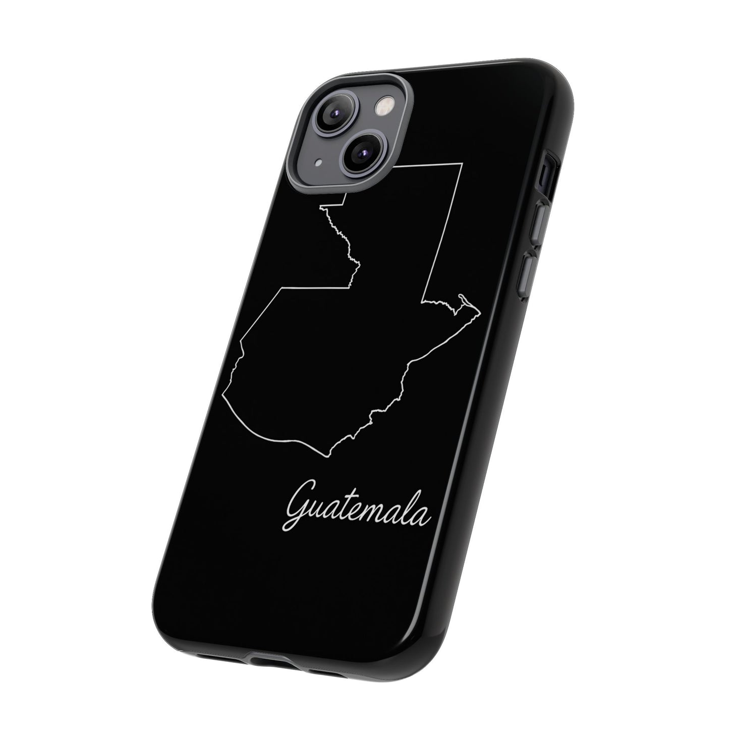 Guatemala Outline Phone Case – Minimal Country Map Tough Case (iPhone, Samsung, Pixel)