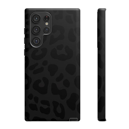 Black Leopard Phone Case | Matte & Glossy Tough Protective iPhone Case