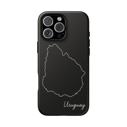 Uruguay Outline Phone Case – Minimal Country Map Tough Case (iPhone, Samsung, Pixel)