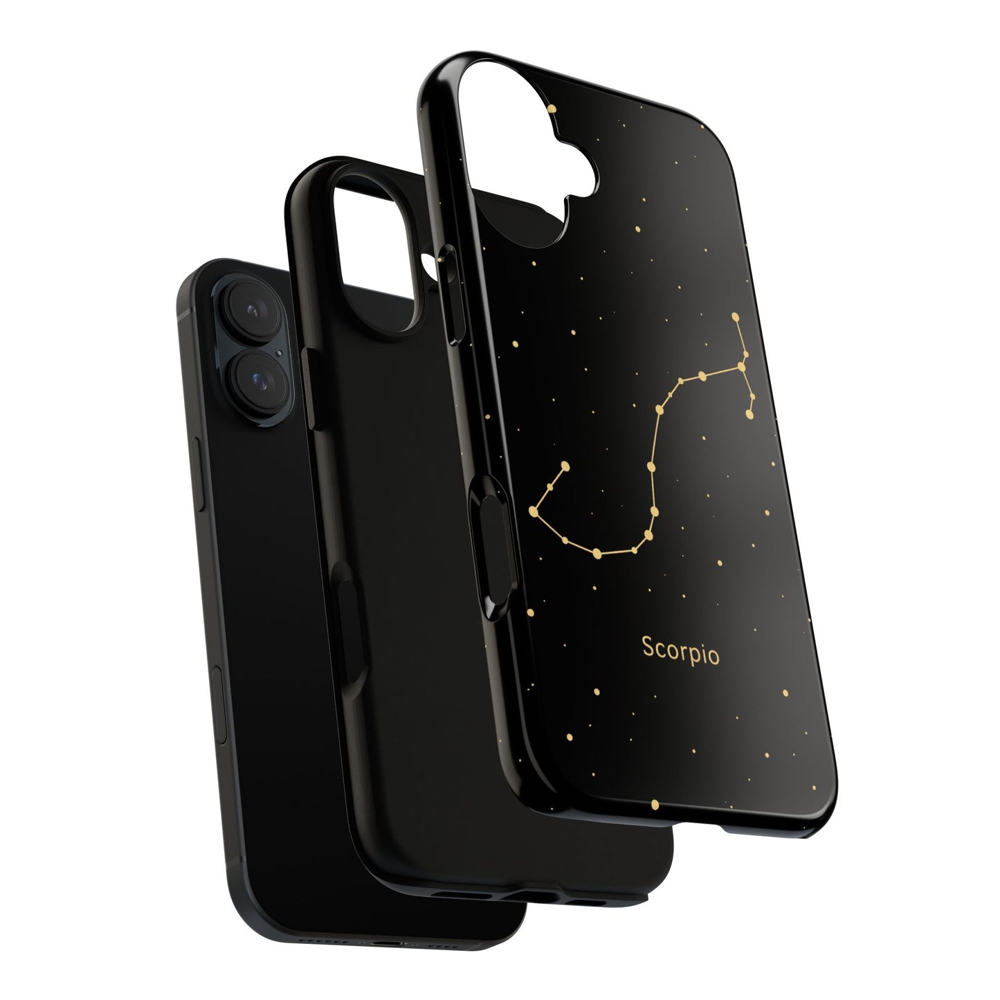 Scorpio Zodiac Constellation Phone Case – Luxe Gold Celestial Cover