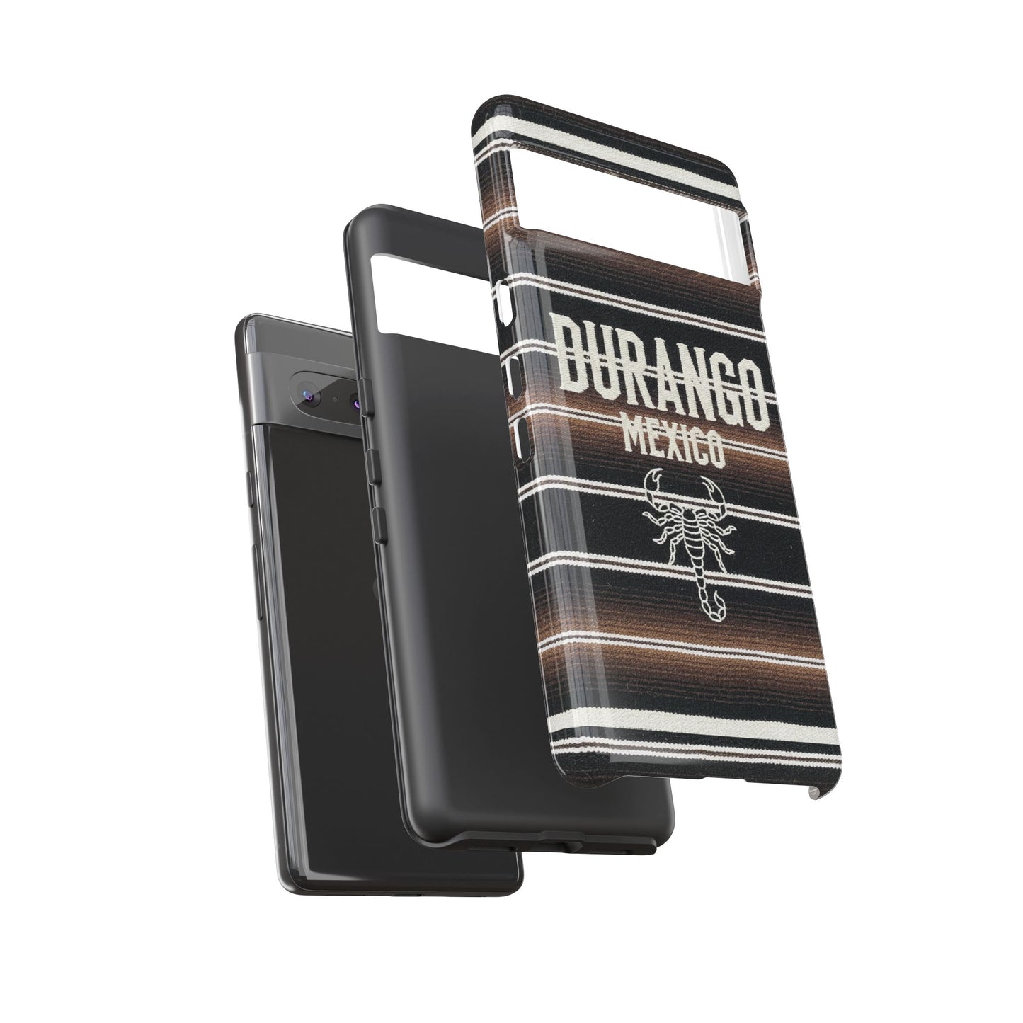 Durango Mexico Phone Case | Serape Scorpion Western Design | Mexican Heritage Tough Case for iPhone & Samsung