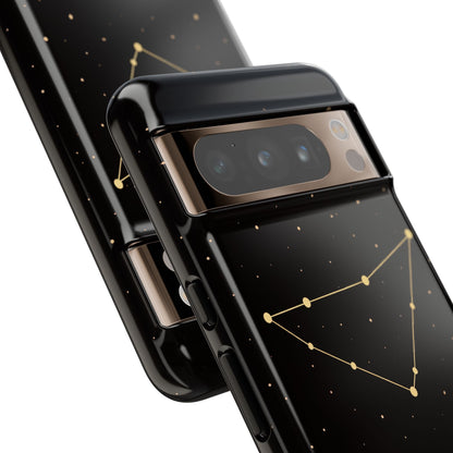 Capricorn Zodiac Constellation Phone Case – Luxe Gold Celestial Cover