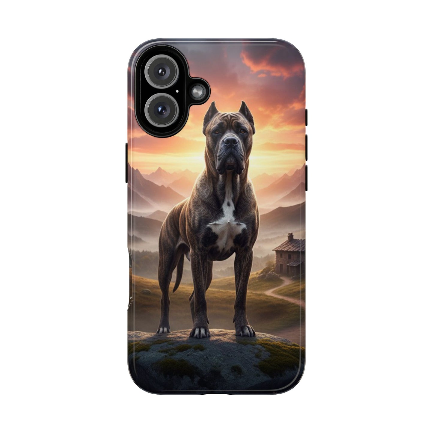 Cane Corso Phone Case – Guard Dog Sunset Tough Case (iPhone, Samsung, Pixel) | Dog Lover Gift