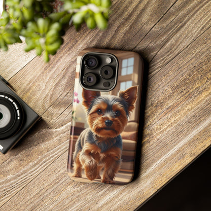 Yorkshire Terrier Phone Case – Cute Yorkie Puppy Tough Case (iPhone, Samsung, Pixel)
