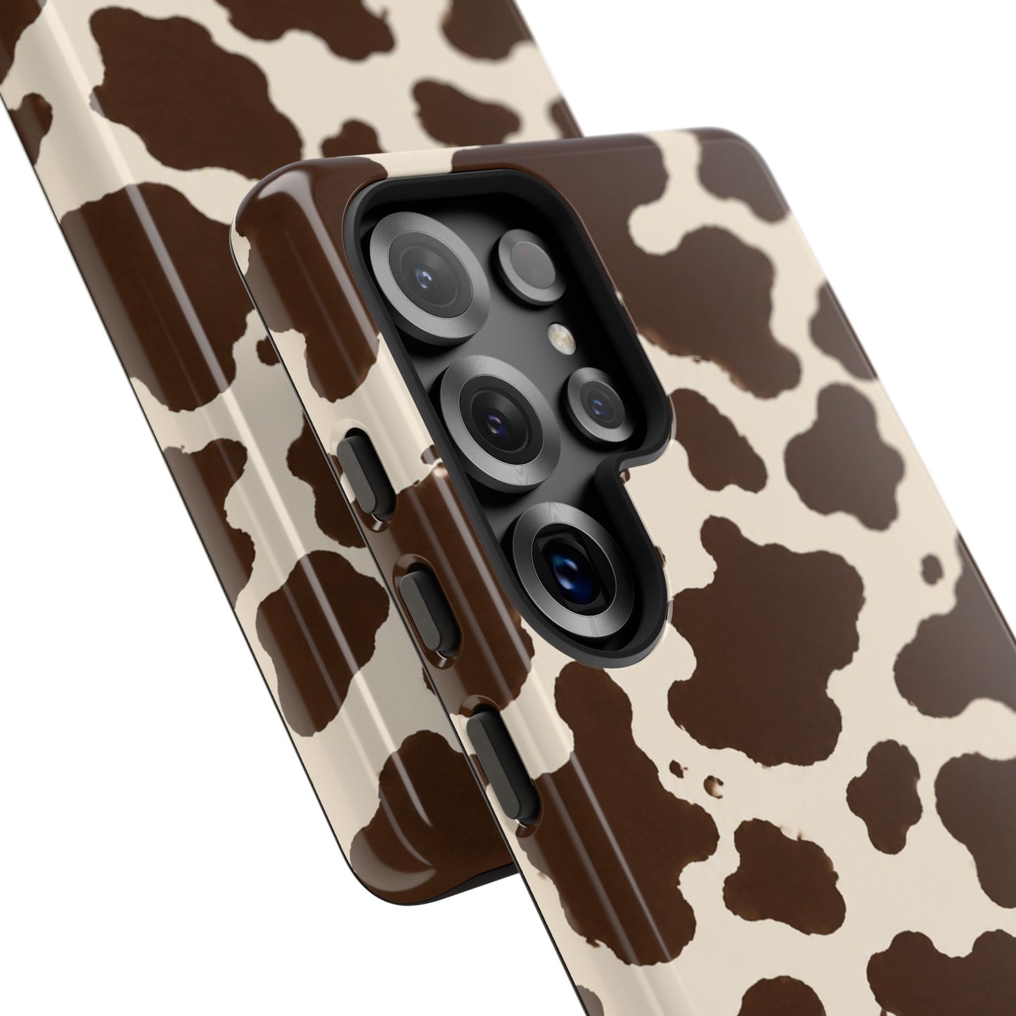 Western Cow Print Tough Phone Case for iPhone Samsung Galaxy Pixel