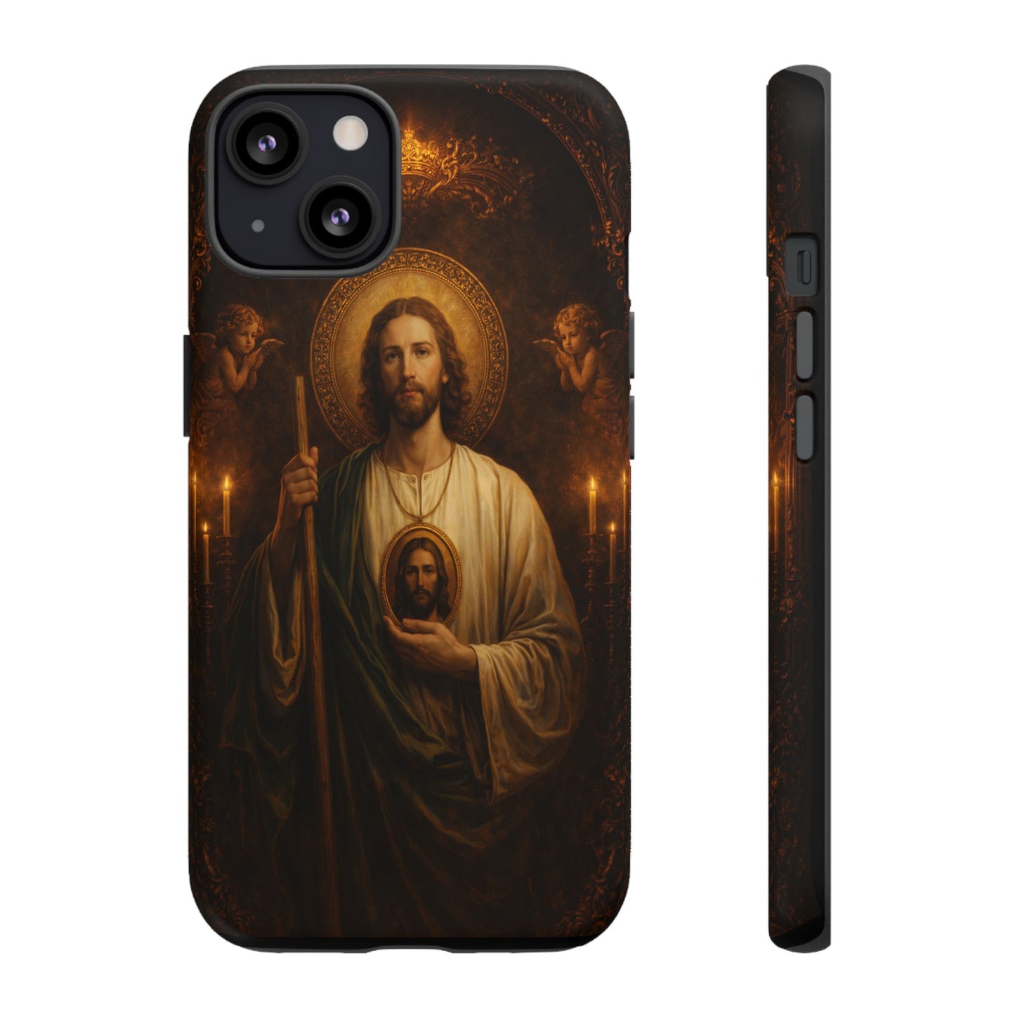 San Judas Phone Case Saint Jude Catholic Saint Religious Art Portrait Tough