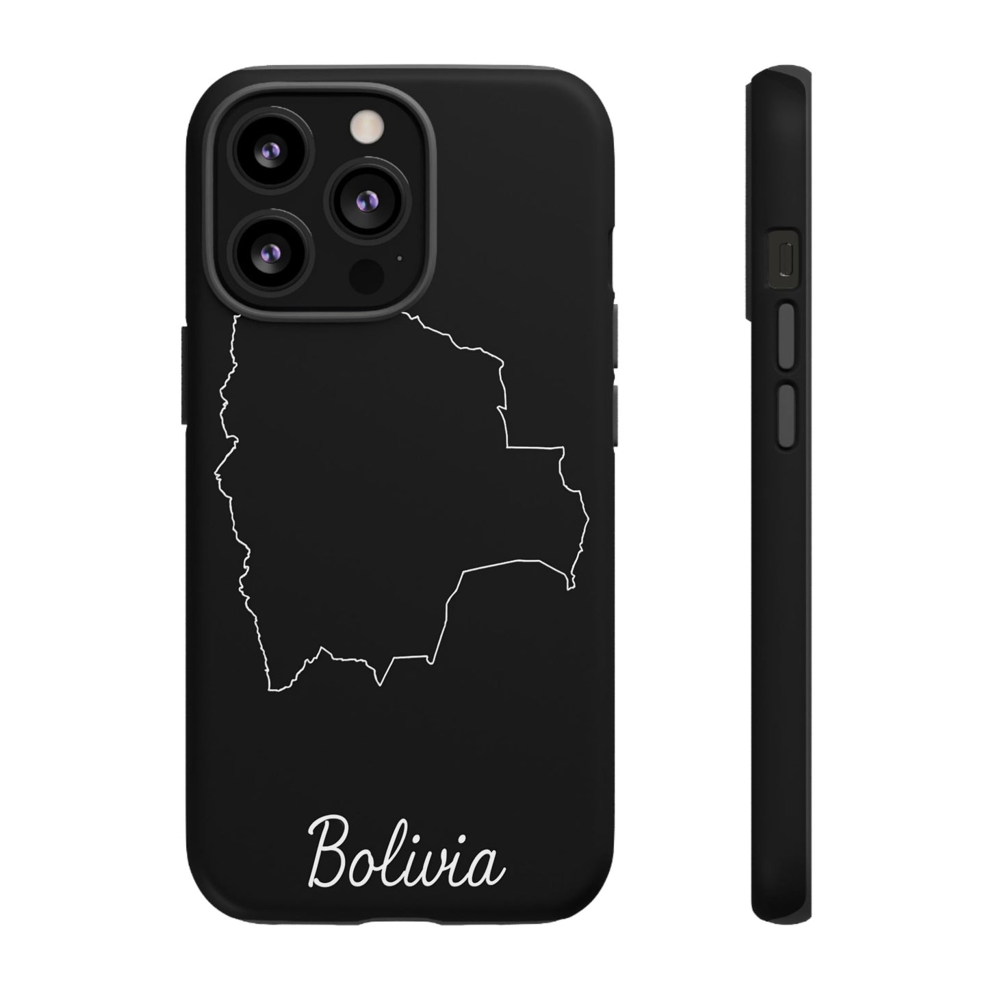 Bolivia Outline Phone Case – Minimal Country Map Tough Cover