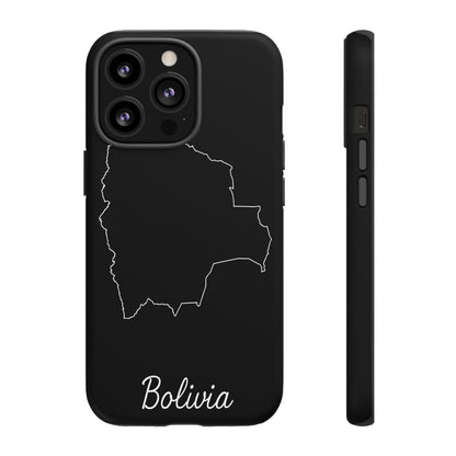 Bolivia Outline Phone Case – Minimal Country Map Tough Cover