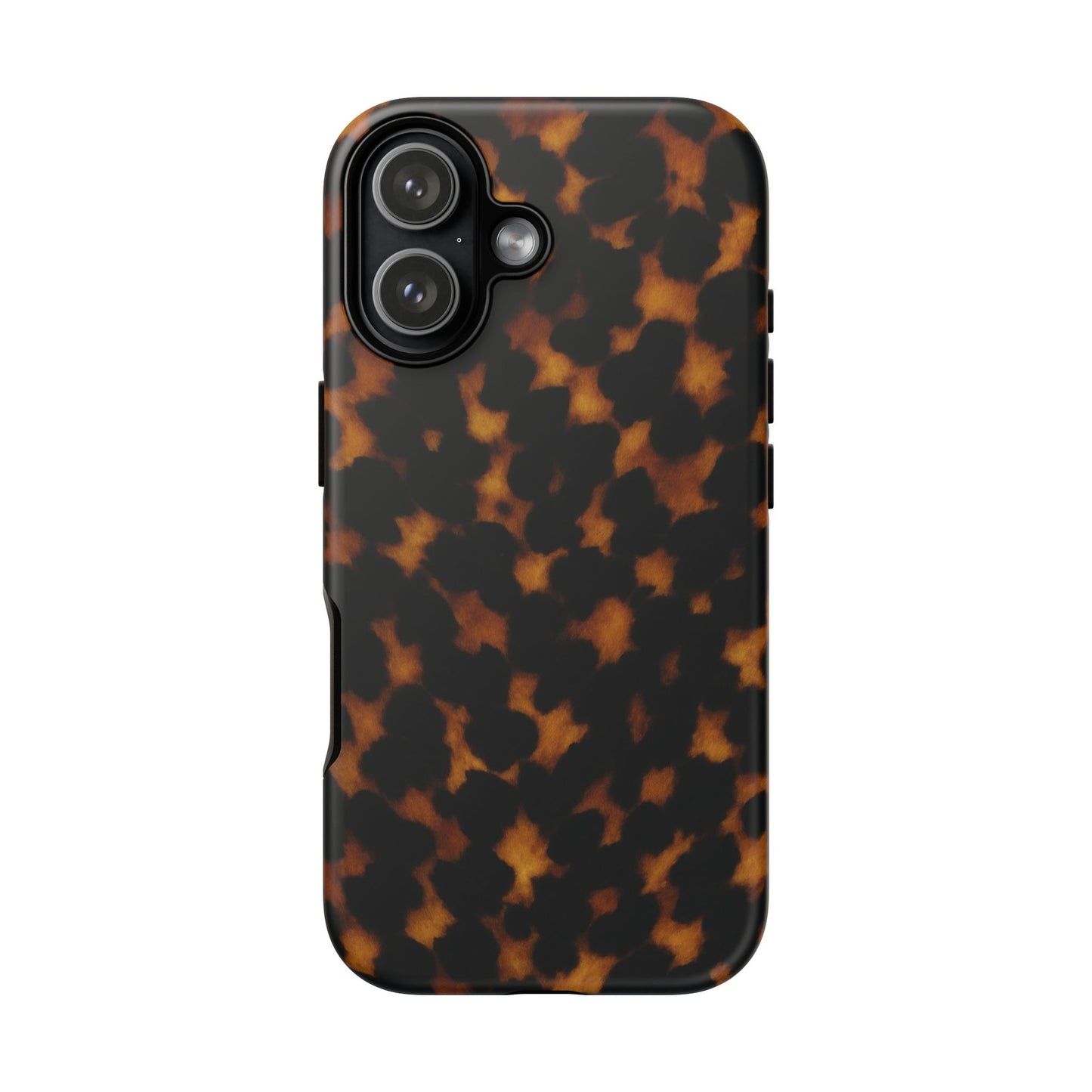 Tortoiseshell Phone Case – Brown Leopard Pattern Luxury Tough Protective Case