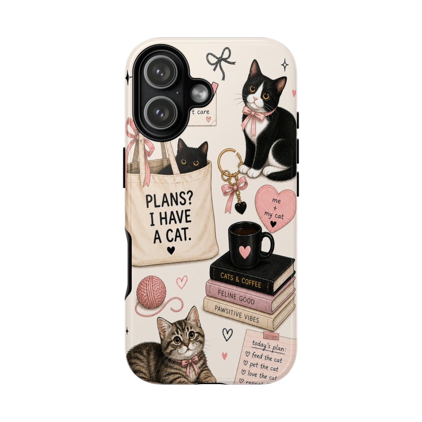 Cat Lover Phone Case | Plans? I Have A Cat Cute Aesthetic Cover