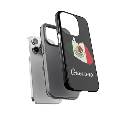 Guerrero Mexico Flag Map Phone Case | Mexican American Pride Tough Case for iPhone & Samsung