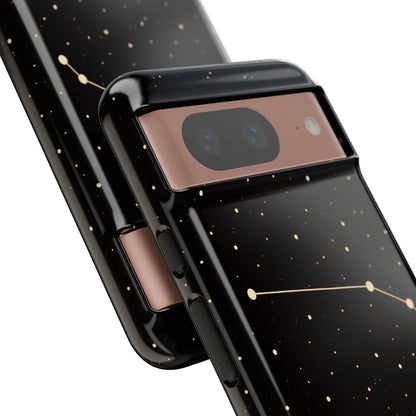 Aries Zodiac Constellation Phone Case – Luxe Gold Celestial Cover