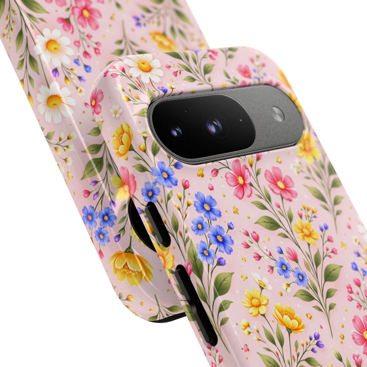 Wildflower Floral Phone Case Vintage Spring Meadow Tough Cover