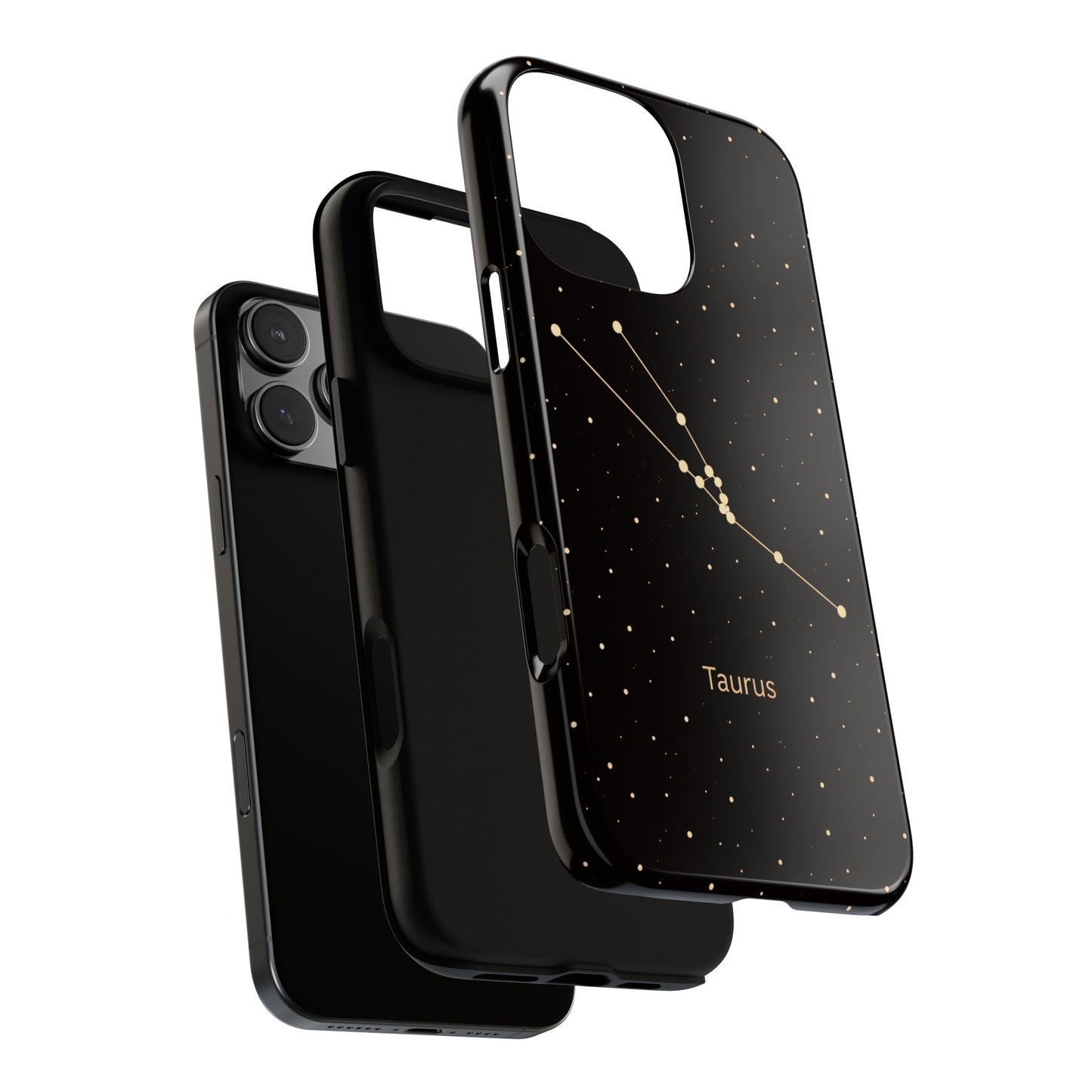 Taurus Zodiac Constellation Phone Case – Luxe Gold Celestial Cover