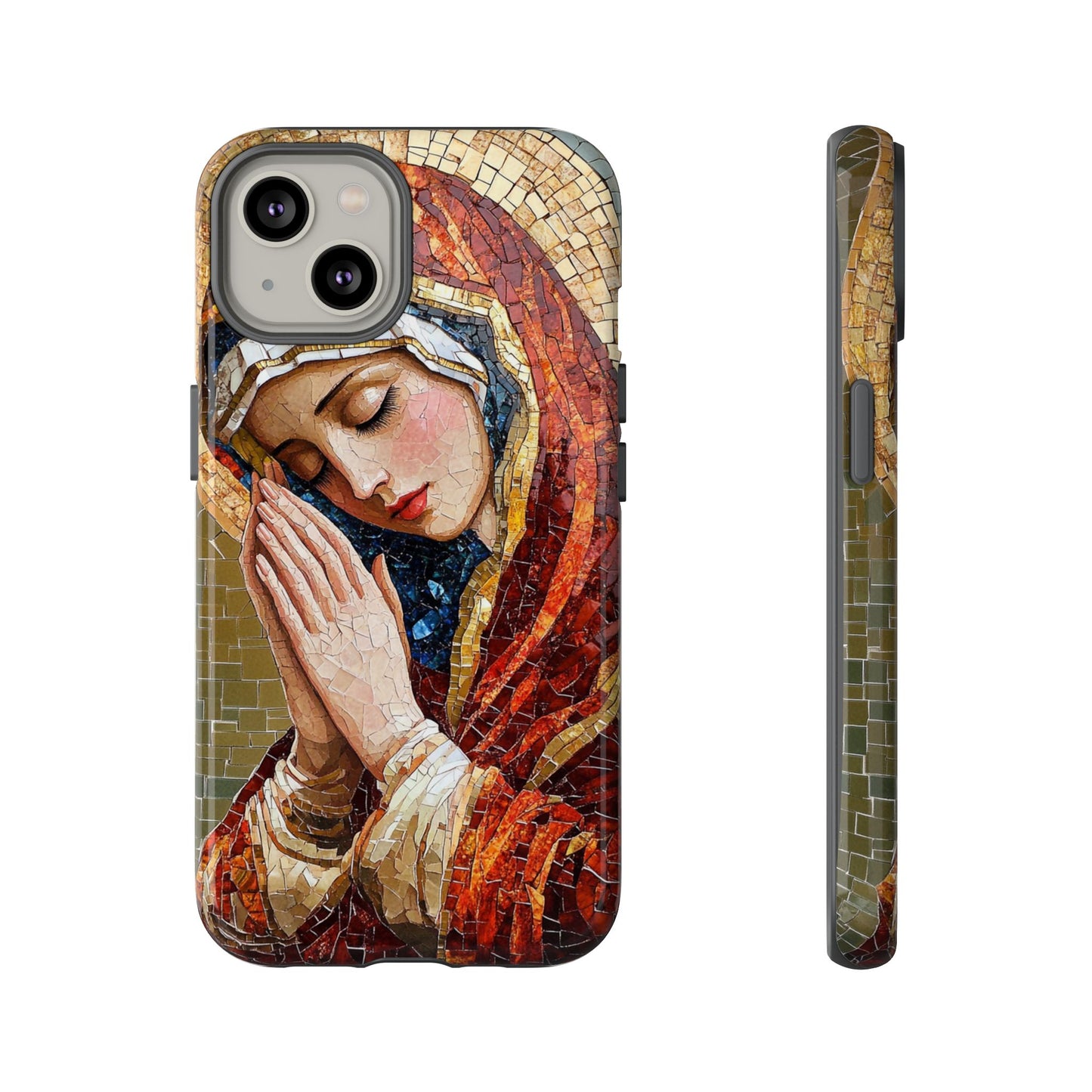Virgin Mary Phone Case, Catholic Phone Case, Christian Aesthetic Case, Religious iPhone Case, Saint Art Case, Faith Gift