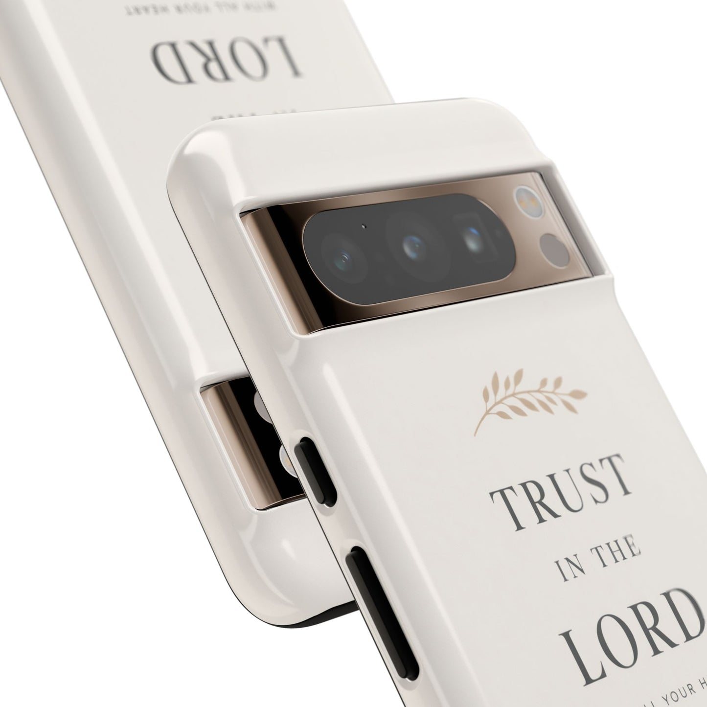 Proverbs 3:5 Christian Phone Case Trust in the Lord Minimalist Faith Cover