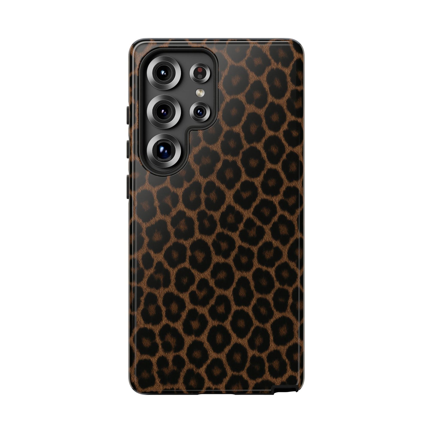 Brown Leopard Print Phone Case | Classic Animal Print Aesthetic Tough Protective Case